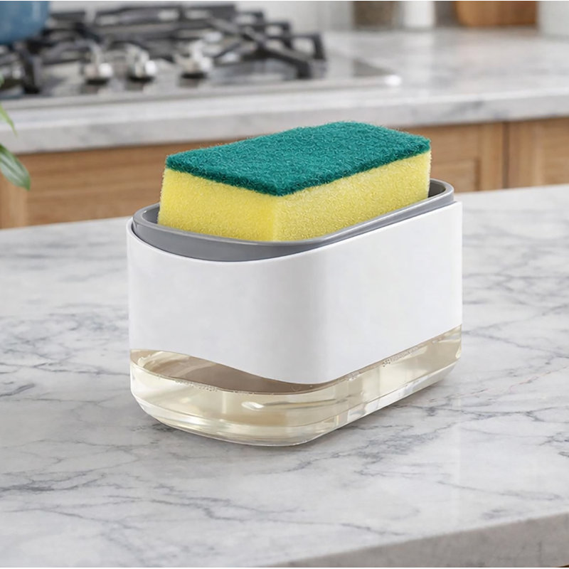 Plastic Soap Dispensing Sponge Holder