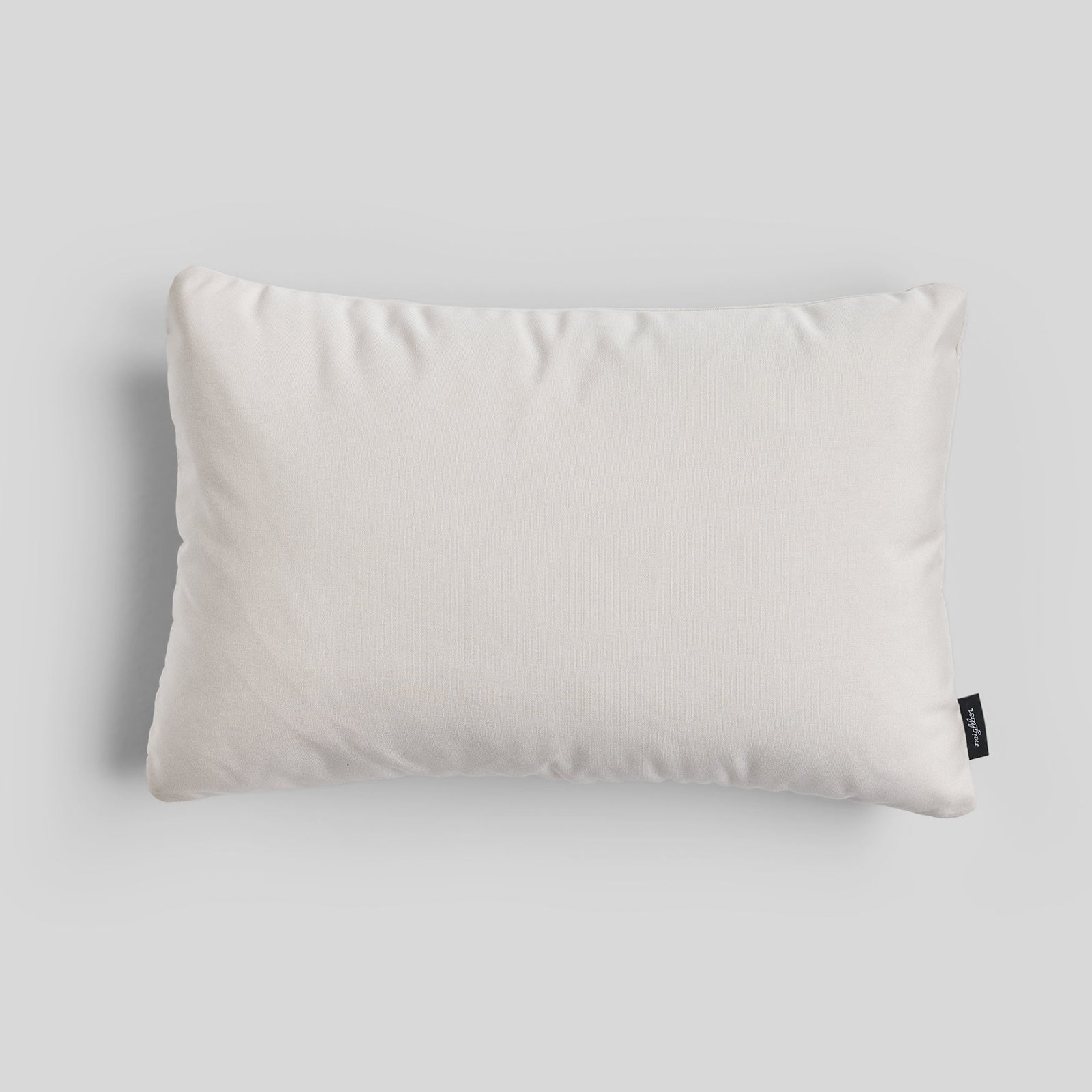 Crosshatch Sunbrella® Indoor/Outdoor Throw Pillow, 16"H x 24"W, Canvas, Rectangular