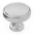 Piper Collection Mushroom Knob - 1-1/4 " Diameter Cabinet Knob Chrome - Mid-century Modern Hardware for Drawers & Cabinets-50259976