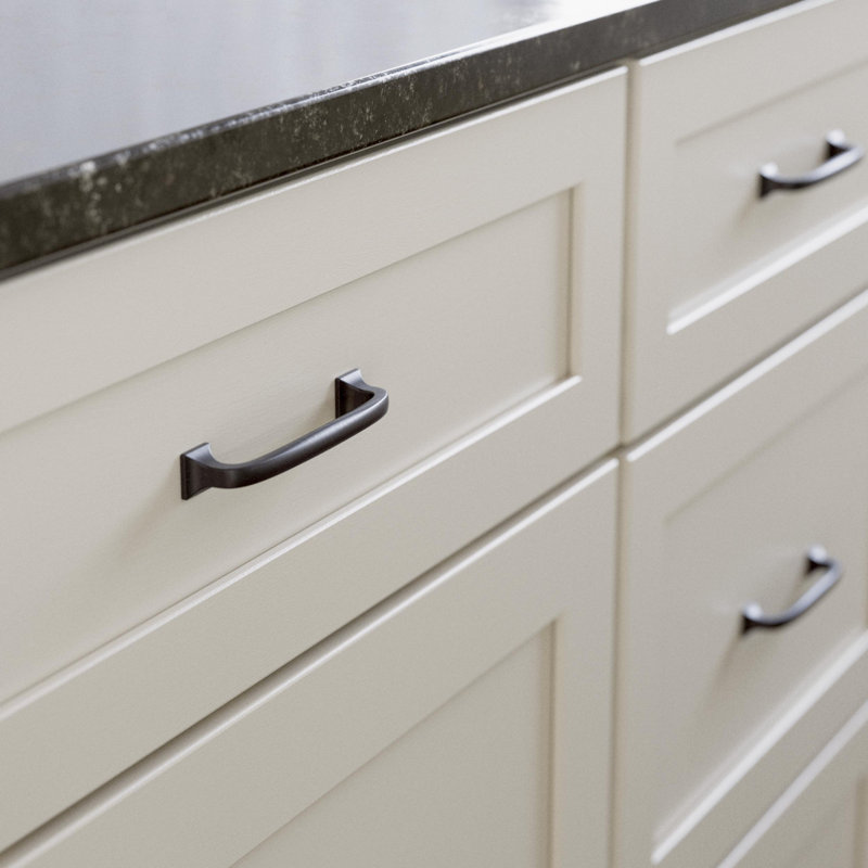 Deep Bronze Brushed Appliance Drawer Pull Set with Mounting Hardware