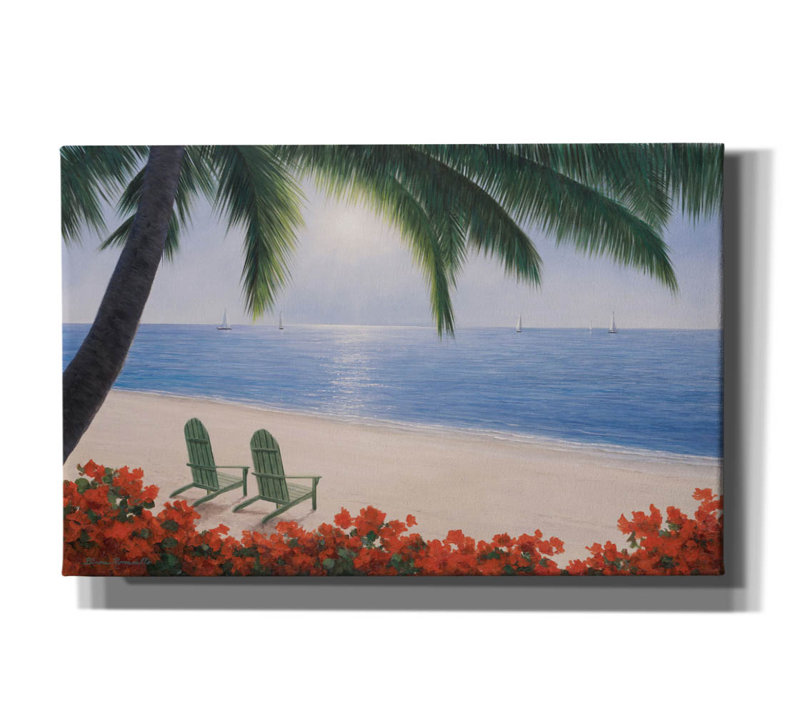 «By The Sea» par Diane Romanello, H 26 po x l 40 po x P 1,5 po