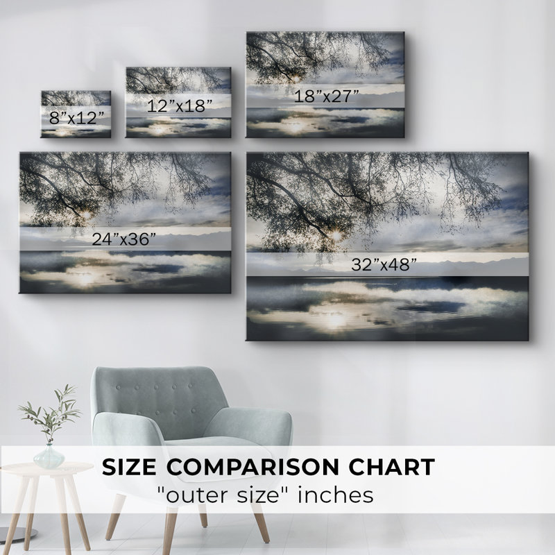 Lac Staffelsee - Cavas enveloppés de galerie, H 18 po x l 27 po