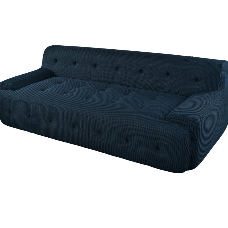 Canapé-lit moderne de style minimaliste 3 - 86,2 po avec filet de confort profond, accoudoirs élégants, aucun assemblage requis. Fauteuil incontestable pour la chambre à coucher, tissu de salon, de toute évidence