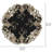 Flordia Floral Embroidered Doilies Round Placemats of Chantelle Collection for Dining Table Christmas Decor-1804640035