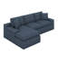 Canapé modulaire Cloud, canapé en chenille double couche avec assise profonde et poches latérales-1663483550