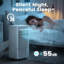 Ecotronic 10,000 BTU Portable Air Conditioner and Dehumidifier,Remote Control,Timer, White