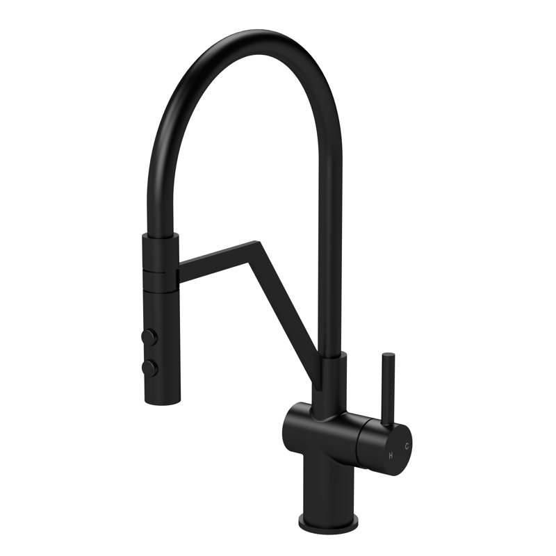 Nuie Kitchen Tap, Matt Black