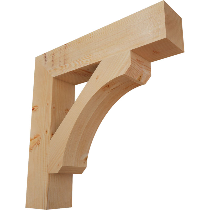 Support en bois rustique Legacy Block, Sapin de Douglas, Lisse, H 30 po x l 5,5 po x P 30 po