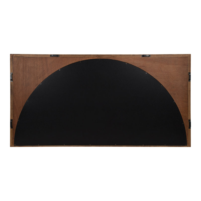 Miroir biseauté moderne et contemporain Abie, Brun