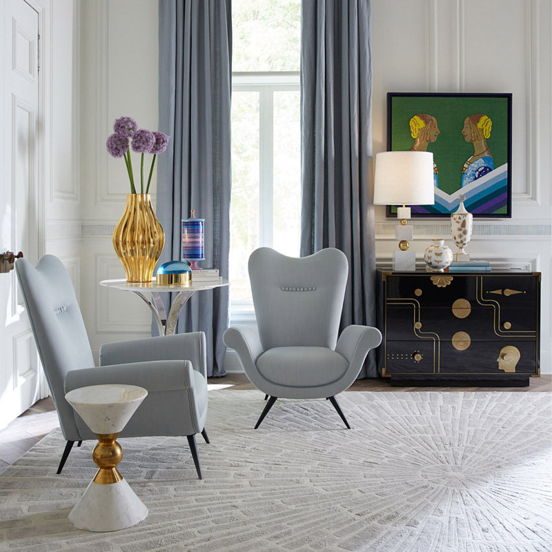 Canaan Accent Table, White