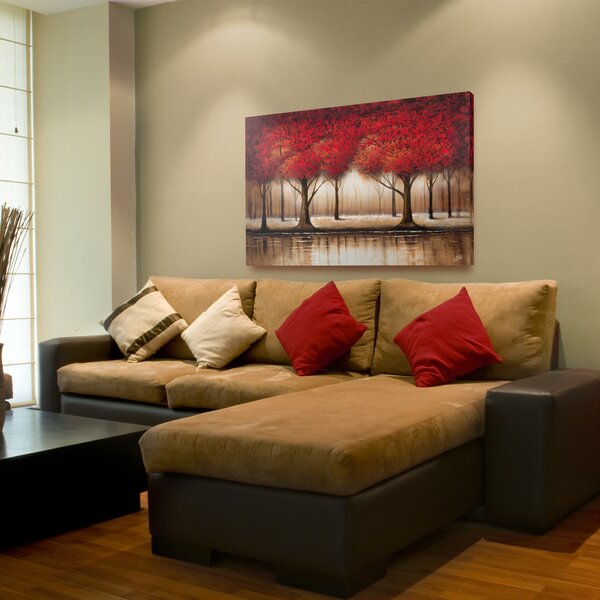 Andover Mills™ Parade Of Red Trees On Canvas Graphic Art & Reviews ...