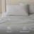 Double Stitch Sheet - Luxury Cotton Tencel Eucalyptus Bed Sheets Deep Pocket, 4 Pc Soft Hotel Bedding Set Cooling Breathable, 1 Fitted Sheet & 1 Flat Sheet & Pillowcases-107122085-107122080