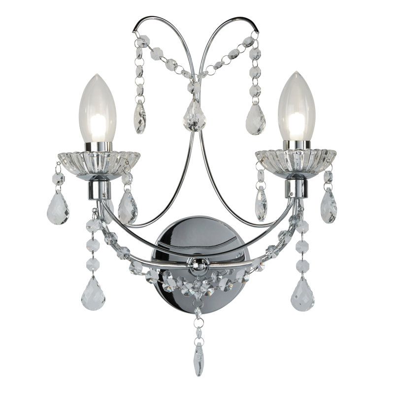 Caton Mild Steel Candle Wall Light