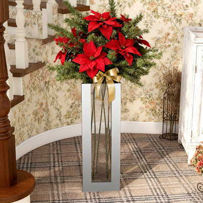 Baldassarre 60cm Tall Glass Flower Vase Room Decor