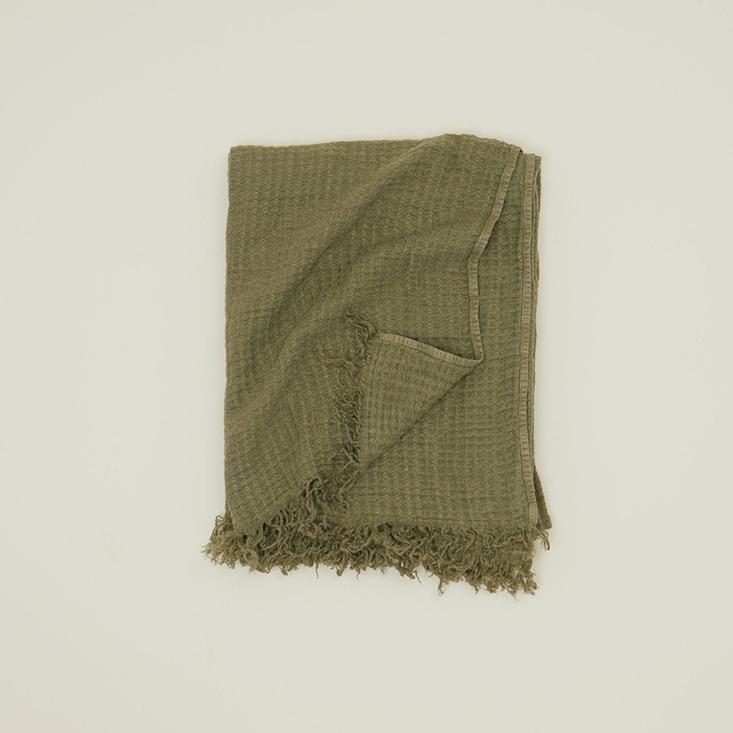 Simple Throw Blanket, 70" L x 50" W, Olive