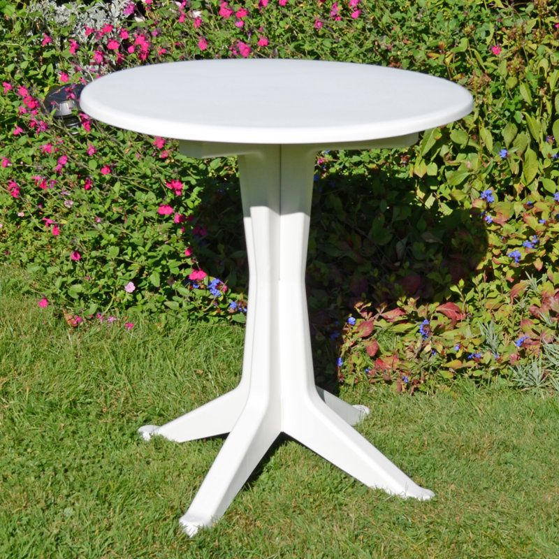Rayville Bistro Garden Table, White
