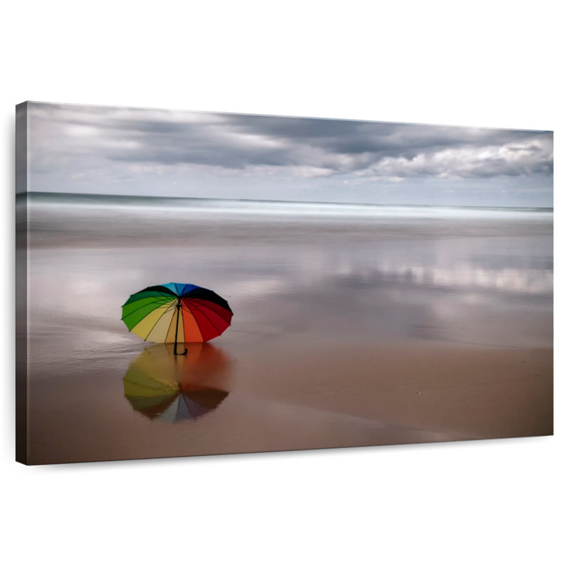 Gillard Rainbow Beach Umbrella, 30" H x 45" W