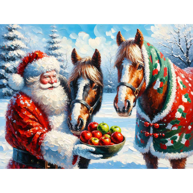 Sur toile, H 36 po x l 48 po x P 1,5 po