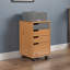Commode de rangement en bois massif Kerena