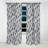 Black And White Optical Illusion Striped Pattern - Stripped Blackout Curtain - 1 Panels-107546904