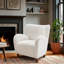 Fauteuil Stella Fluffy Teddy Boucle Cloud