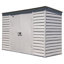 Select Steel Storage Shed Steel Storage Shed, 10X4, Flute Grey