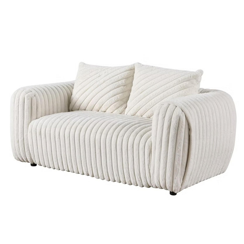 Ensemble 2 pièces de rayures blanches Ellin, Blanc