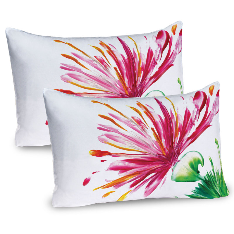 Ensemble de 2 taies décoratives roses Ambesonne, H 20 po x l 30 po