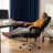 Office Chair Adjustable Height Executive Desk Chair With Foot Rest Comfortable Computer Chair High Back Reclining Gaming Chair Durable Leather Rolling Work Swivel Chairs