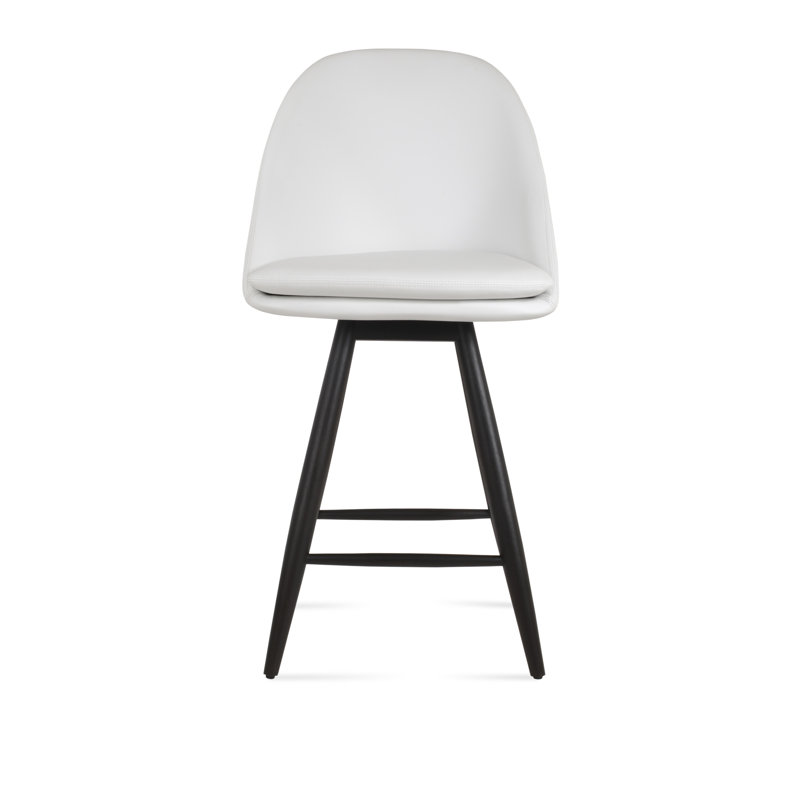 Tabouret de bar et de comptoir Avanos, Tabouret de bar (siège d'une hauteur de 32,5 po), Blanc