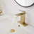 Single-Hole Single-handle Bathroom Faucet with Drain Assembly