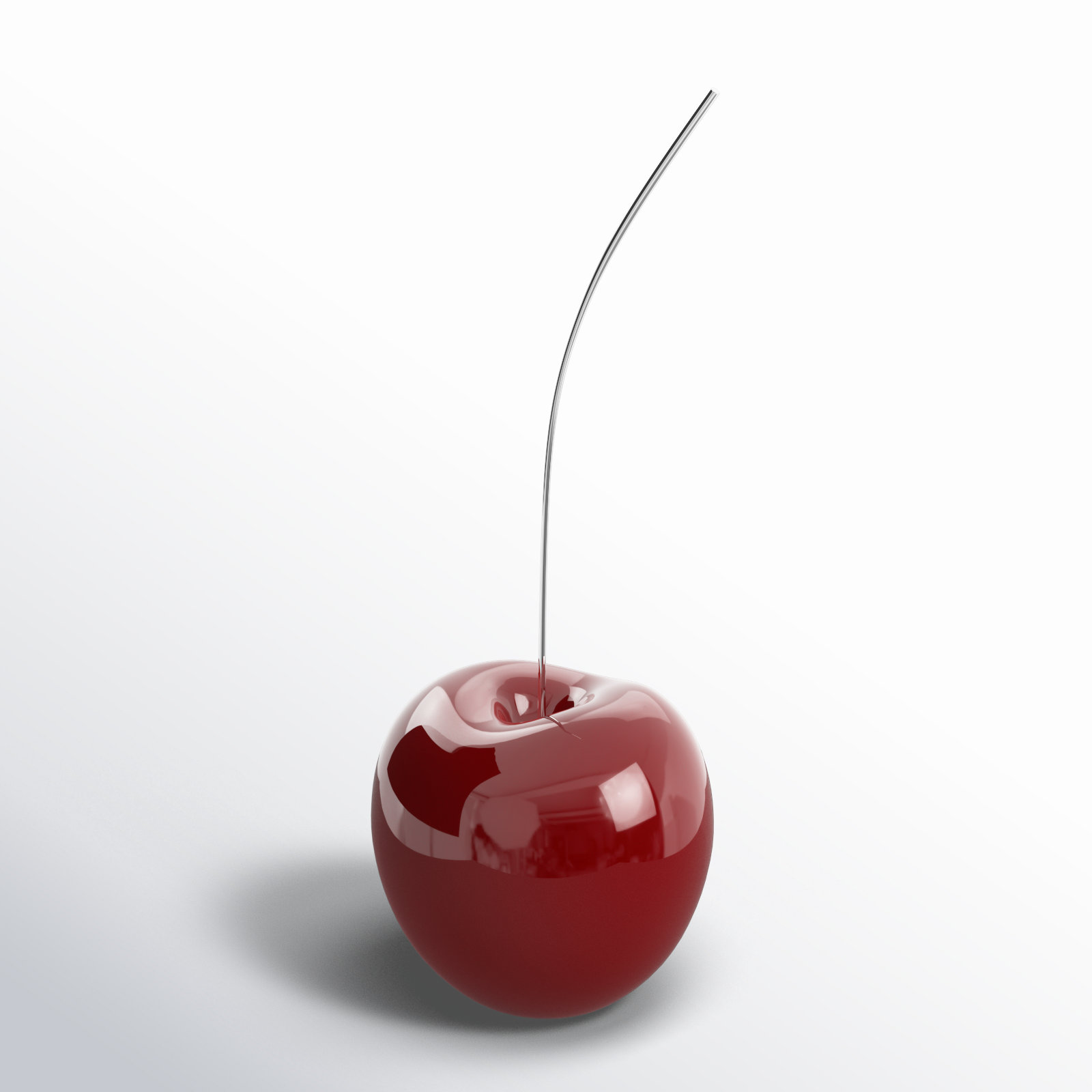 Izara Sculpture, 22" H x 6.5" W x 8.5" D, Dark Red