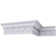 Échantillon - Moulure couronnée Endwinathane Irwin, H 3 1/8 po x P 2 3/8 po x F 3 7/8 po x L 12 po (répétition 2 po)