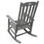 Gris, en bois, chaise berçante de véranda, siège large de 21 pouces, détente intérieure et extérieure, bois de sapin stable-1266921774