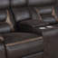 Causeuse inclinable avec accoudoirs coussinés-87326326