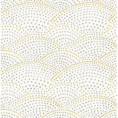Degraw Scallop 10.06m x 52.07cm Semi-Gloss Wallpaper Roll
