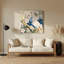 Oiseaux, superbe art mural en métal beige fée-1084215642