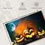 Citrouilles d'Halloween souriant-1846981837