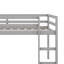 Lit mezzanine multifonctionnel avec glissade-111516685