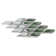 Divine 9.05'' W x 12.79'' Polished Glass Fishscale Mosaic Wall Tile (0.8 Sq. Ft. / Each)