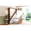 Lit escamotable double avec bureau pliable - Lit mural peu encombrant