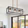 Modern 3-lights Rectangular Pendant Light Dimmable