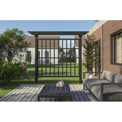 90'' H x 79.5'' W Wood Lattice Panel Trellis