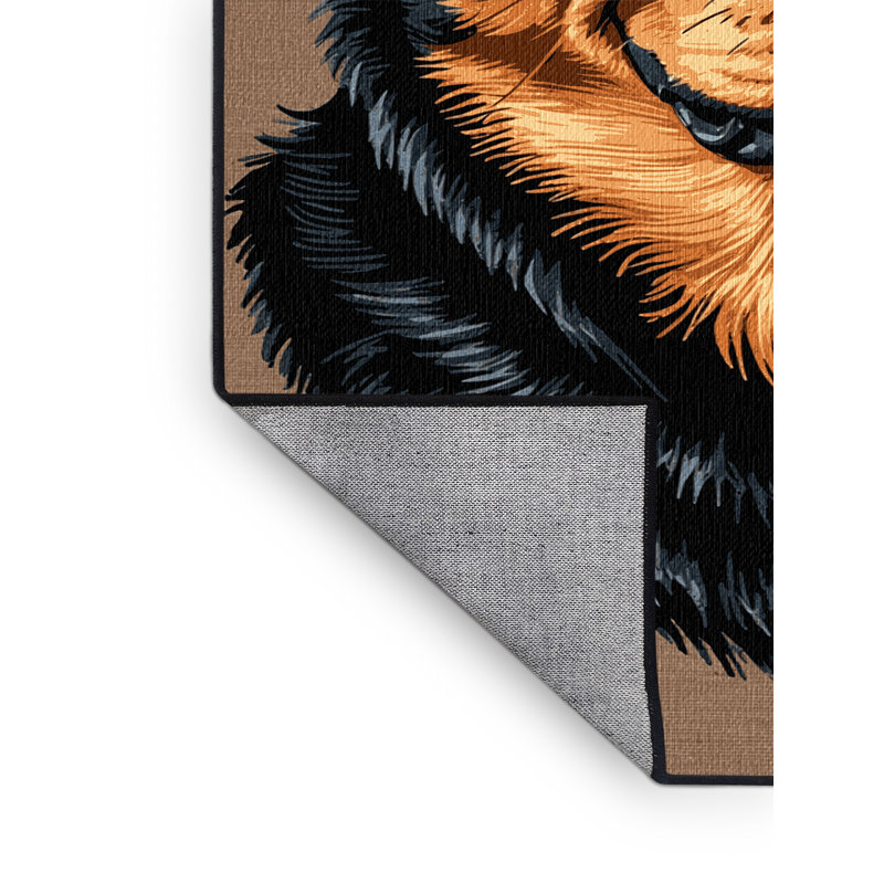  Washable Rottweiler Dogs Area Rug, Rectangle 2' x 3'