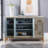 Light Luxury Line Rectangular Accent Cabinet.