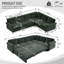 Upholstered L-Shaped Sectional Reversible-120434675