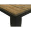 Table de salle à manger rectangulaire, en bois massif, feuille de 18 po, bordure contemporaine, finition couleur anthracite blé-55576933