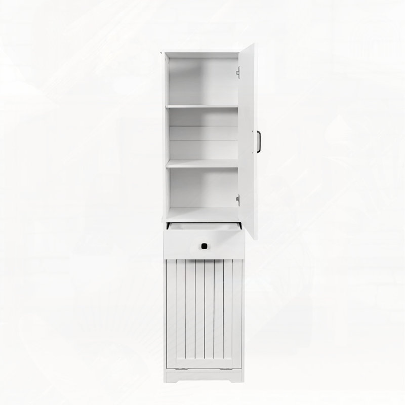 18.11"Bathroom Storage Cabinet with 1 Storage cabinet and 1 Drawer