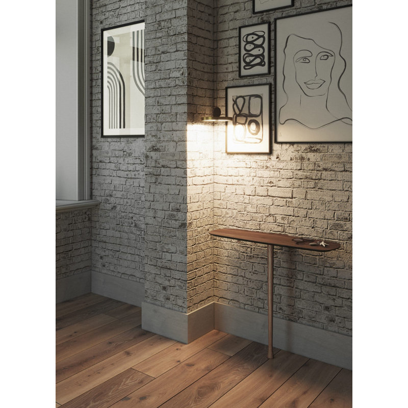 Unica Solid Wood Console Table, 28.35" H x 48" W x 11.8" D, Walnut