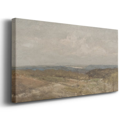 Série paysage - MCXV - Toile tendue avec châssis encadré - Prêt à être accroché